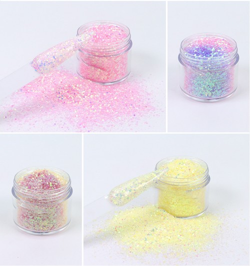 Nail polish Dip Nail — discoloration in sunlight  glitter