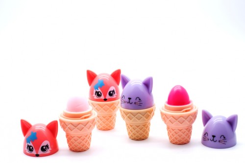 Factory Manufacture Custom Animals Shape Cute Cosmetics Lip Balm Tube Containers