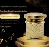 Modern Unique Design High-end Zinc Alloy Gold Color Electroplated Perfume Bottle Cap