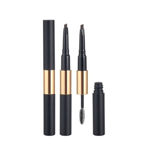 2018 Newest 2 in 1 eyebrow pencil with mascara cream for makeup