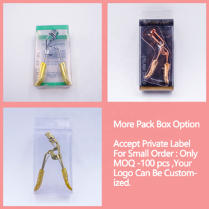 2019 Wholesale Rose Gold Bling Eyelash Curler With Eyelash Curler Box