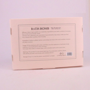 6 packs Moisturizing Exfoliating Explosive Bath Salt Ball Bath Fizzies with Dried Flower