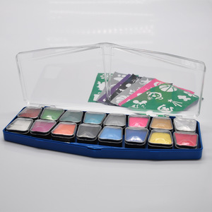 Art party Face & Body Paint Kit Professional Palette , Non-Toxic & Hypoallergenic ,Easy to Apply & Remove , Plastic Box