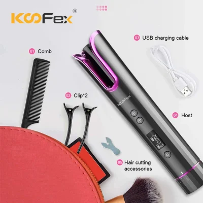 Auto Cordless Rotating Magic Wireless Hair Curler