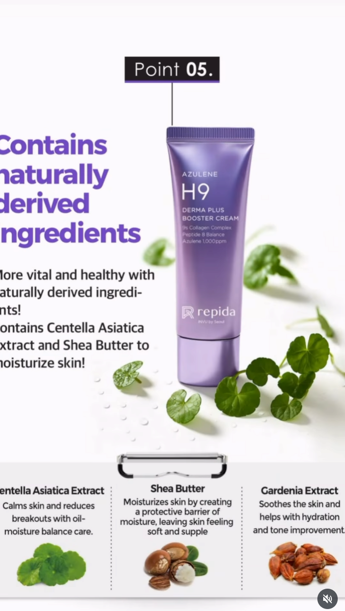 Azulene H9 Derma Plus Booster Cream 