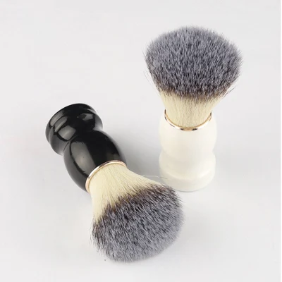 Beard Shaving Brush Makeup Brushes Wooden Hair Cleaning Handle Brush