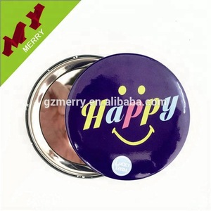 Beauty personal care single side custom makeup mirror / pocket mirror wholesale