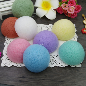 Bebevisa Wholesale 100% natural pure konjac sponge supplier for Deep Cleansing