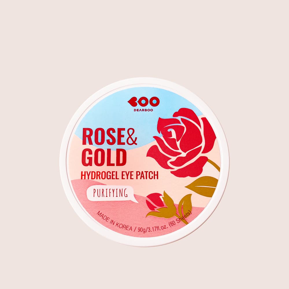 DEARBOO ROSE &amp; GOLD HYDROGEL EYE PATCH