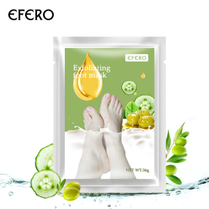 EFERO Aloe Original Solution Exfoliating Foot Mask Repair Nursing Feet Socks Feet Mask Remove Dead Skin Heels Peeling Foot Cream