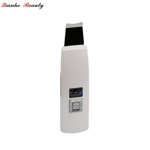 Factory price beauty ultrasonic ion facial cleaner skin scrubber