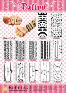 Foil, Glitter, Water transfer temporary tattoo sticker; Cosmetic grade, Disney audited factory