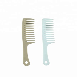 Free Sample Wholesale Two Colors Big Plastic Hair Comb
