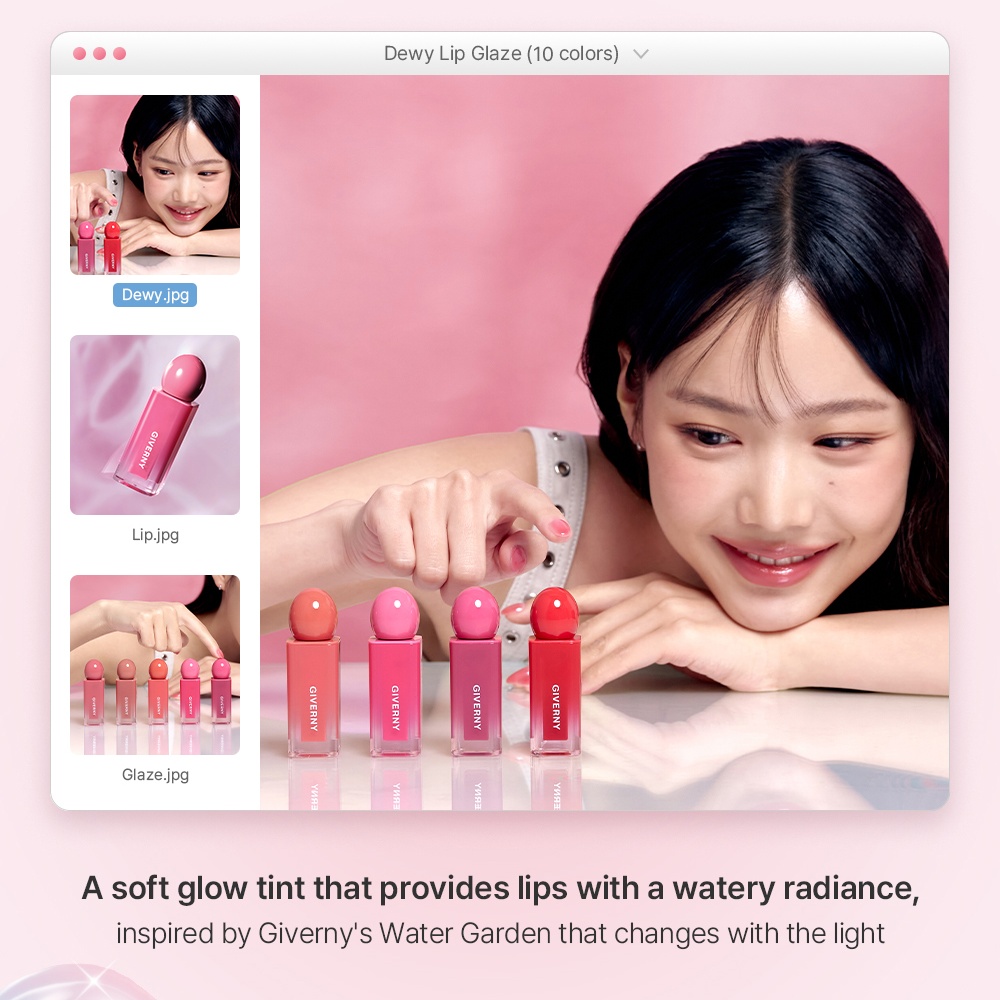 [GIVERNY] DEWY LIP GLAZE (10 colors)