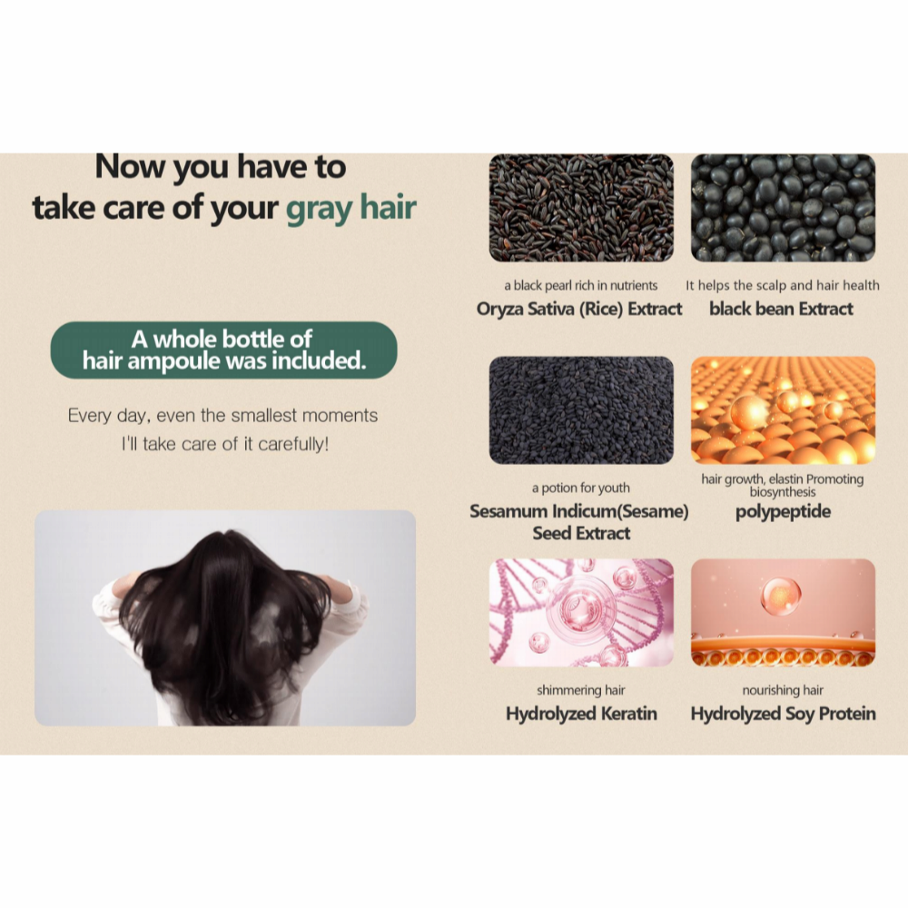 Hair Mascara (White Hair Cover + Hair Nutrition)