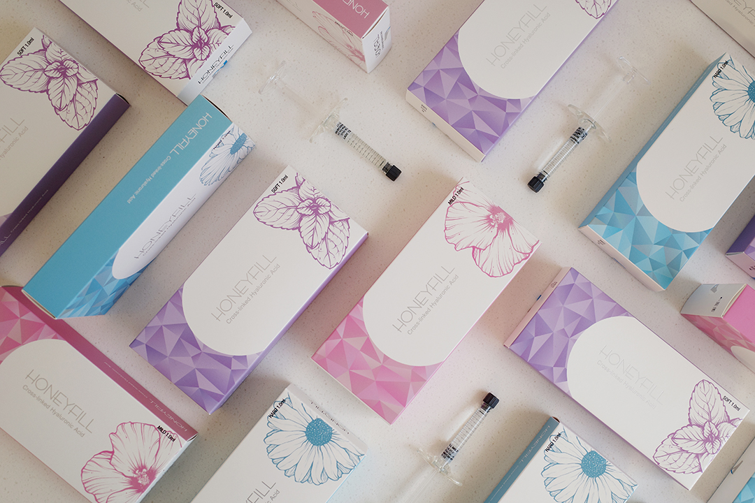 HONEYFILL  soft/ mild/ hard HA filler (Hyaluronic Acid filler) / CE marked