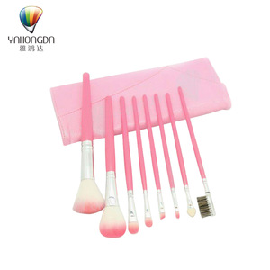 Hot Selling Custom Makeup Brushes Tool Set With Portable Pouch Cosmetic Brush Kit