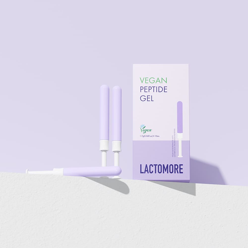 Lactomore Vegan Peptide Gel for feminine intimate cleansing and moisturizing gel with lactobacillus
