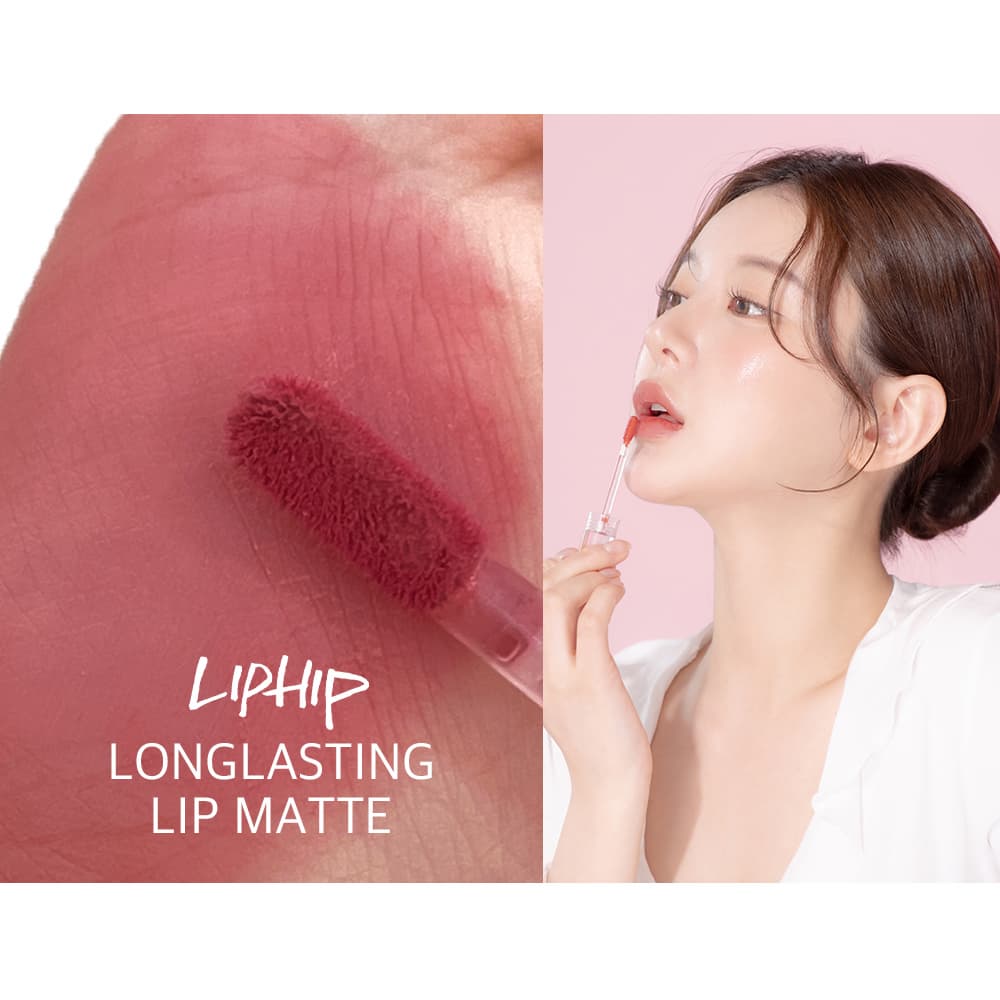 Liphip Long lasting Matte Lip Tint, 9 Colors