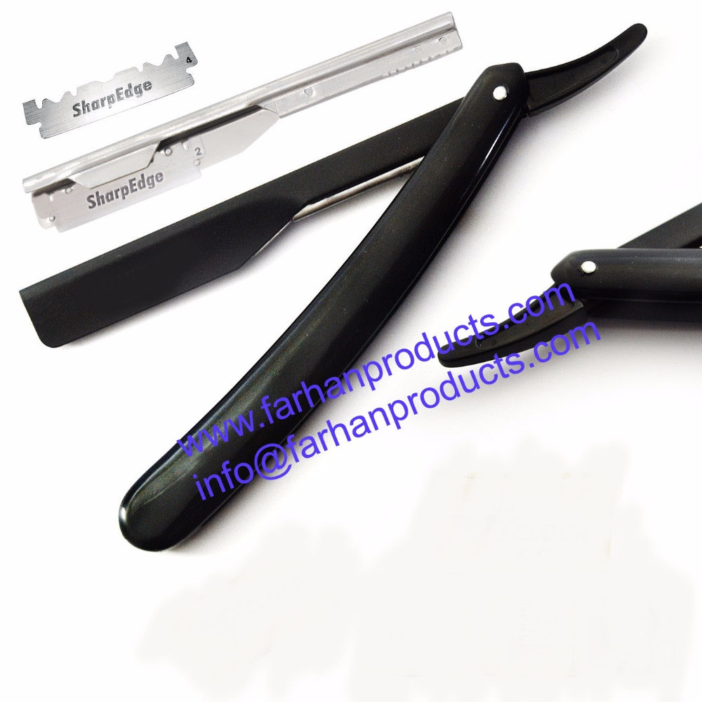 Magic Straight Razor - Black Barber Shaving Razor, Barber Straight Razor