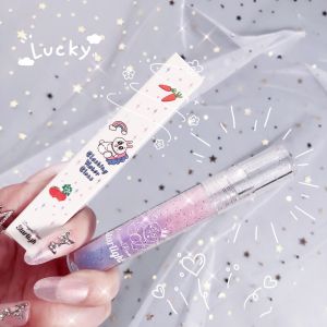 Mirror Lip Glaze Glass Water Three-color Gradient Juice Lip Oil Transparent Star Lip Gloss Water Film