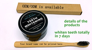 OEM Activated Charcoal Teeth Whitening Organic Powder