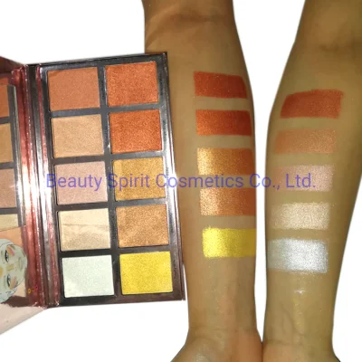 OEM Customized Cosmetics Makeup Kit Bronzer Palette Face Highlighter