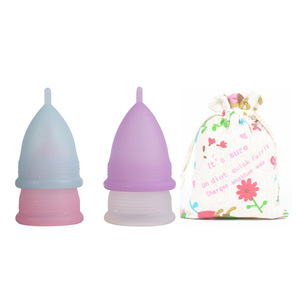 OEM Logo And Colors Foldable Silicone Menstrual Cup