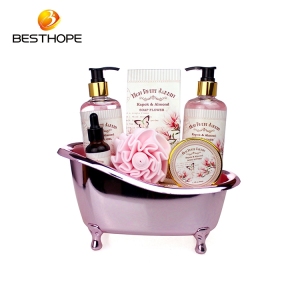 OEM/ODM Lady beautiful bathtub flower bath gift spa bubble set