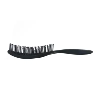Oval Shape Salon Waterproof Massage Plastic Wet Curly Detangling Comb Hair Styling Tools Anti-Static Curved Hair Brush