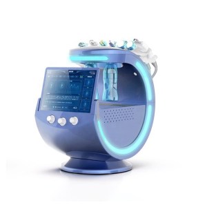 Poland best selling High Power Skin Rejuvenation Hydra Aqua Peel Machine 7 in 1 smart ice blue hydro Facial Machine