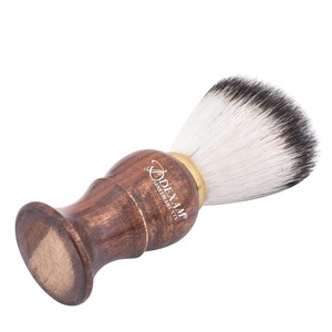 Premium wooden bristle badger hair shaving brush beard brush