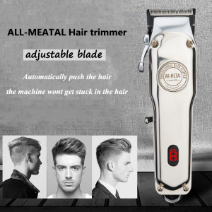 Private label cordless barber salon beard clippers men professional recharge electric hair trimmer 2 in 1 hair cutting