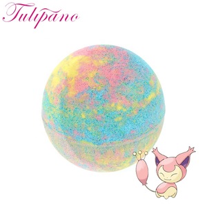 Private label fizzy rich bubble Vegan Organic Fizzy Surprise Toy Bath Bomb