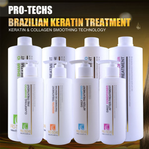 PRO-TECH Keratin Treatment Salon Professional Straightening Hair Products Smoothing and Moisturizing Treatment