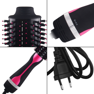 Professional 3 in 1 Volumizer One Step Hot Air Brush Ionic Hair Dryer