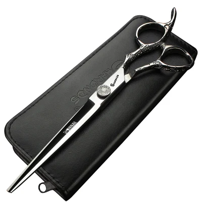 Professional Barber Scissors Japan 440c Salon Shears Barber Hairdressing Scissors