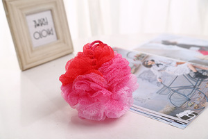 Promotional Cheap Colorful Sponge Balls/Soft Mesh Bath Sponge /Powder Puffs Wholesale