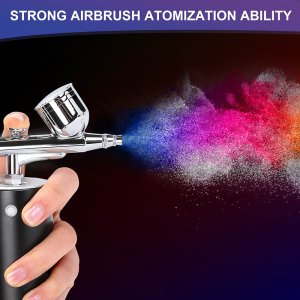 SAGUD makeup nail art cordless airbrush kit with cake mini air brush compressor