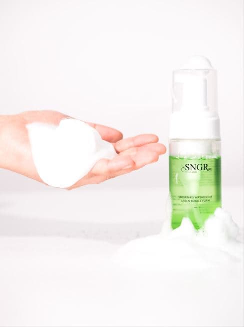 SINIGRIIN415 WASABI LEAF GREEN BUBBLE FORM