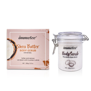 Skin Care For Face And Body Natural Organics Jars 300g Custom Ingredient Shea Butter Body Scrub