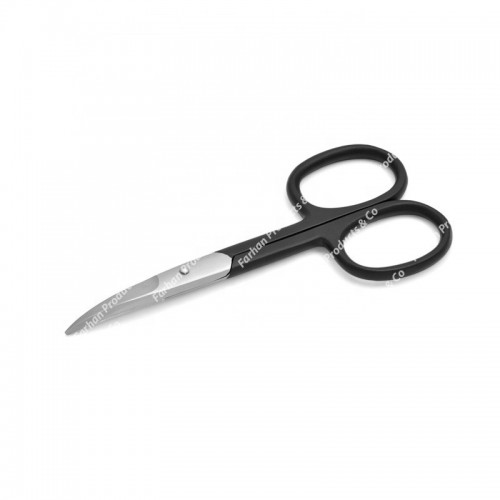 Stainless Steel Baby Nail Scissors Eyebrow Trimmer Tool Professional SS Curved Tip Makeup Scissors Tools with logo