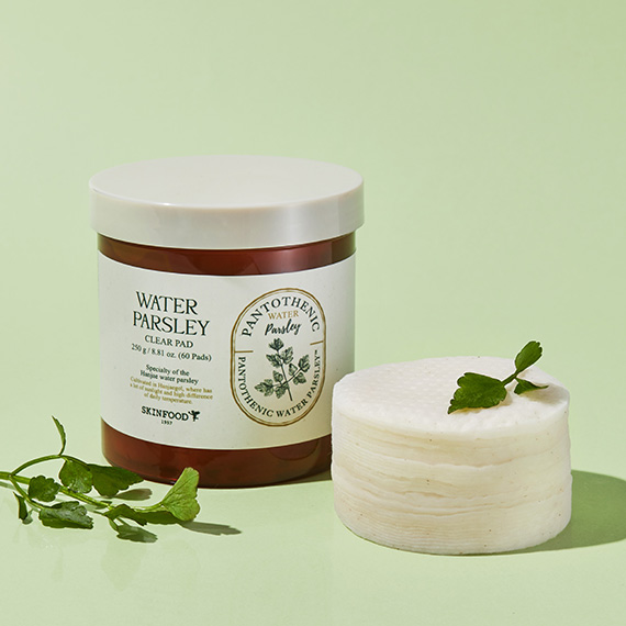 [THE SKIN FOOD] Pantothenic Water Parsley clear Pad (250g, 60 sheets)