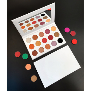 Vegan Cardboard Matte High Label No Logo Manufacturer Makeup Oem 2019 Pigment Custom Private Label Eyeshadow Palette