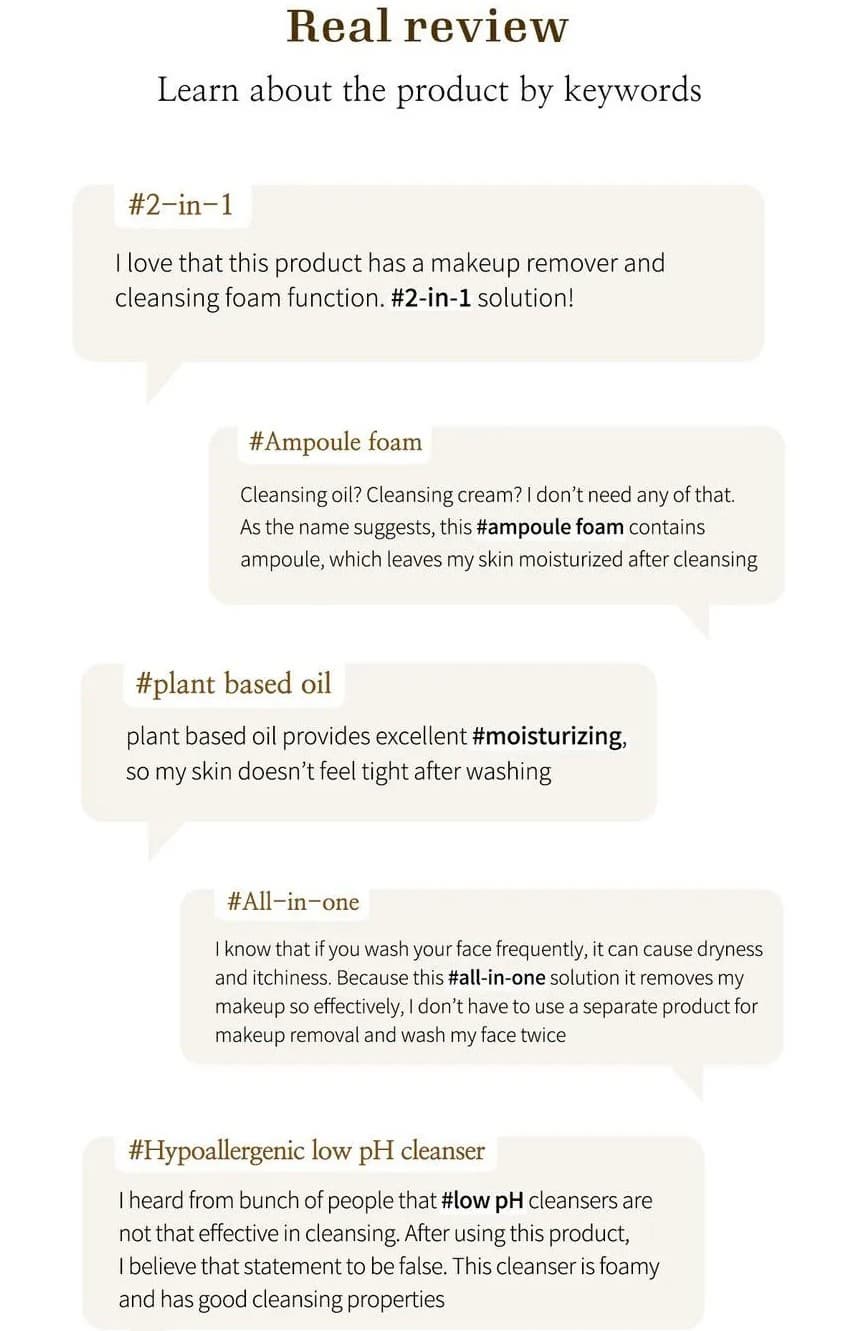 Vegan Cleansing Ampoule Foam