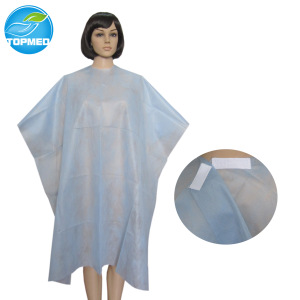 waterproof hairdressing capes, colorful disposable hairdressing capes for hair cut salon