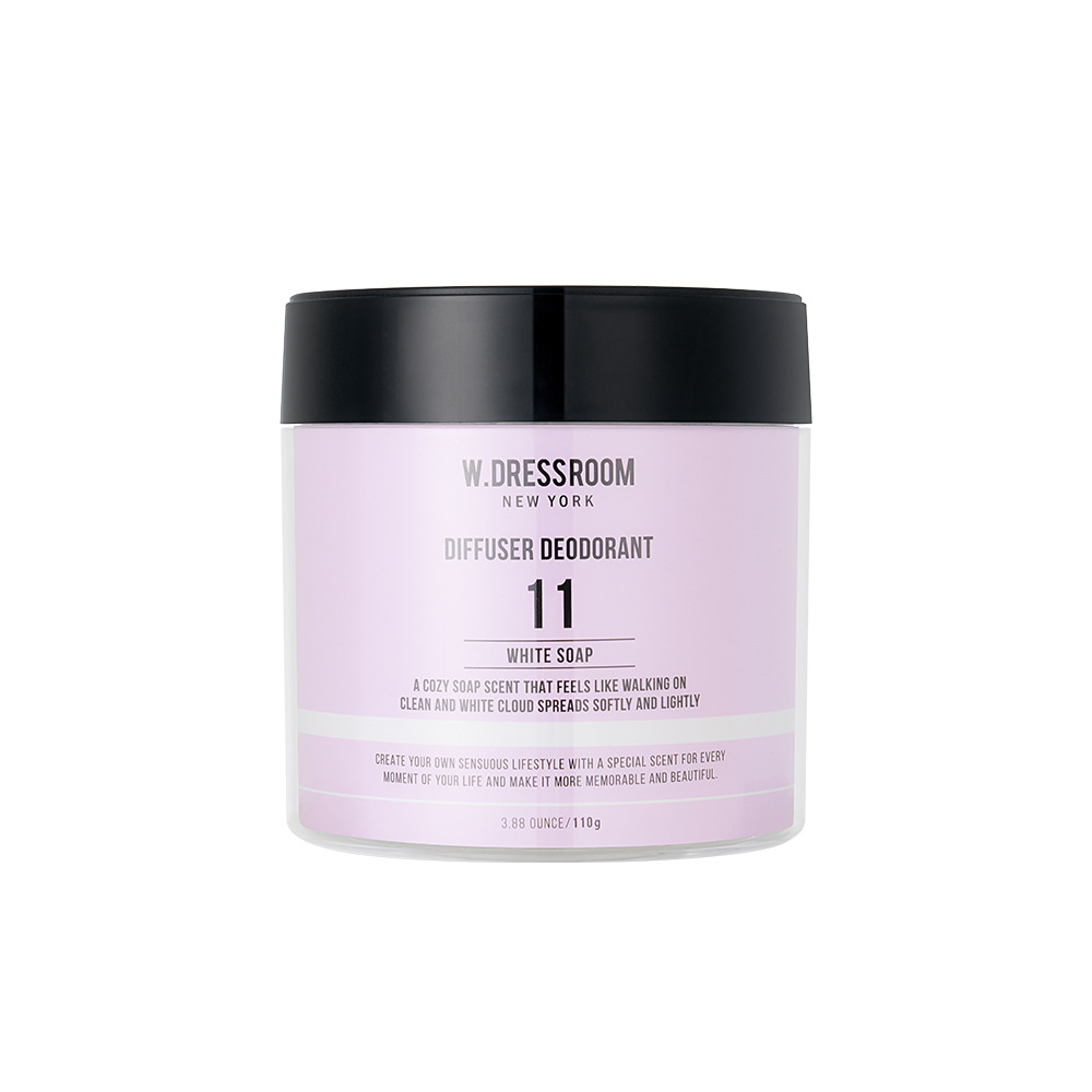 (W.DRESSROOM) Deodorant Diffuser [No.11 White Soap] 110g
