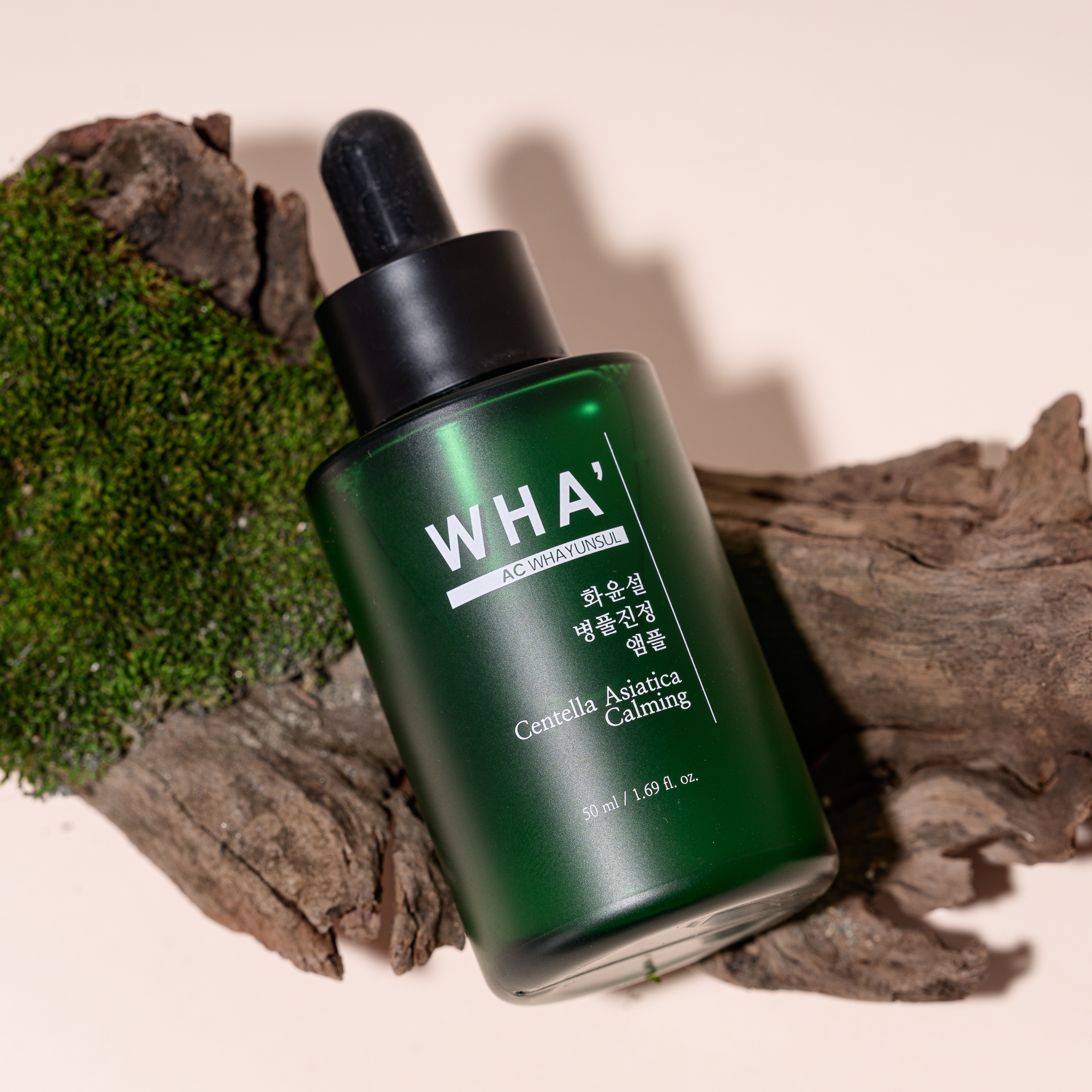 WHAYUNSUL CENTELLA ASIATICA  CAMING AMPOULE(50ml),Acne toner,Whitening toner,natural serum