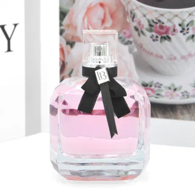 Wholesale Bulk Premium Empty Elegant Brand Name 30ml 50ml 100ml Glass Spray Luxury Perfume Bottles with Decorated Bowknot