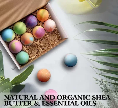 Wholesale Custom Handmade Maker Private Label Colorant Press Natural Vegan Bubble Fizy Supplies Bath Bombs with Natural Essential Oils &amp; Shea Butter Bath Bombs